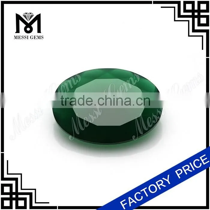 Chinese Oval 13x18MM Green Agate Wholesale Natural Agate