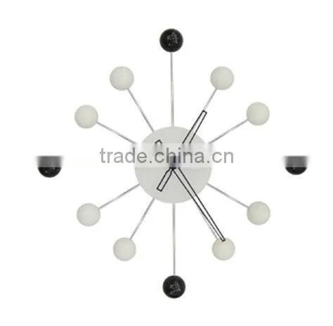 creative colourful Plastic quartz wall clock -- star or sun style