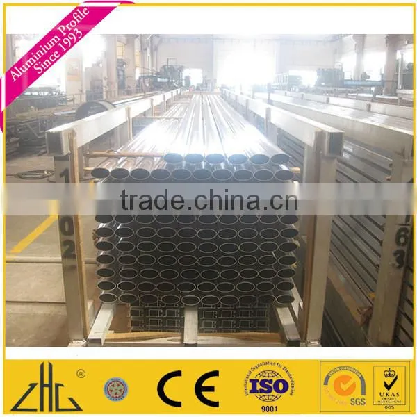 Wow!! Aluminium pipe factory, anodized aluminium square posts, cnc aluminium square pipe punching hole, aluminium profile square