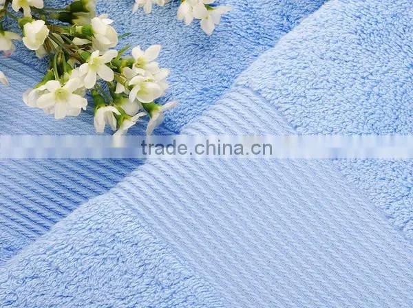 2014 New designs terry cotton towel set for home hotel
