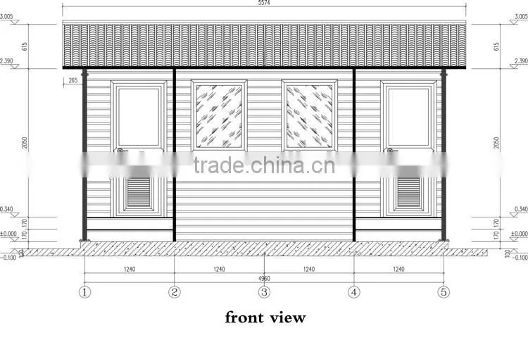 High Standard 4K Prefab Mobile Toilet For Luxury Park and Shopping Village Use
