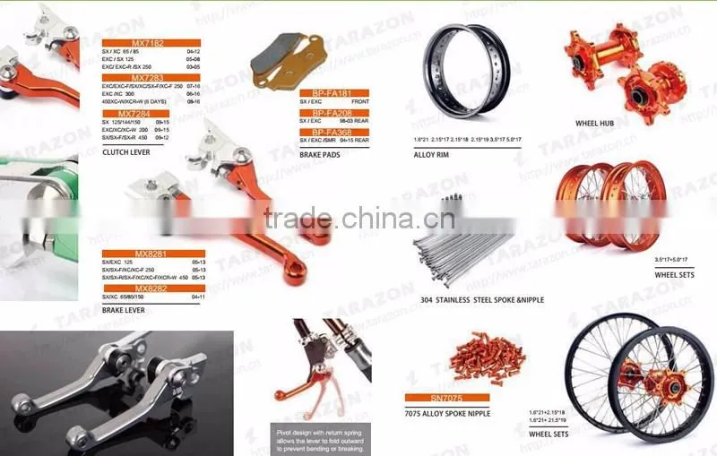 TARAZON brand high quality CNC KTM spare parts for offroad