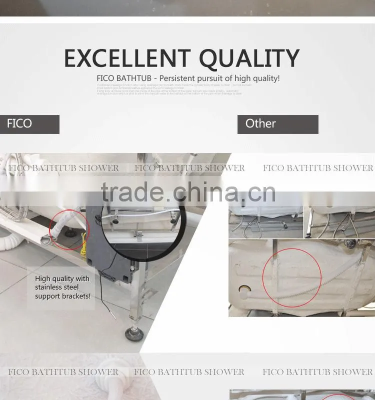 New!Fico FC -224A beige bathtub