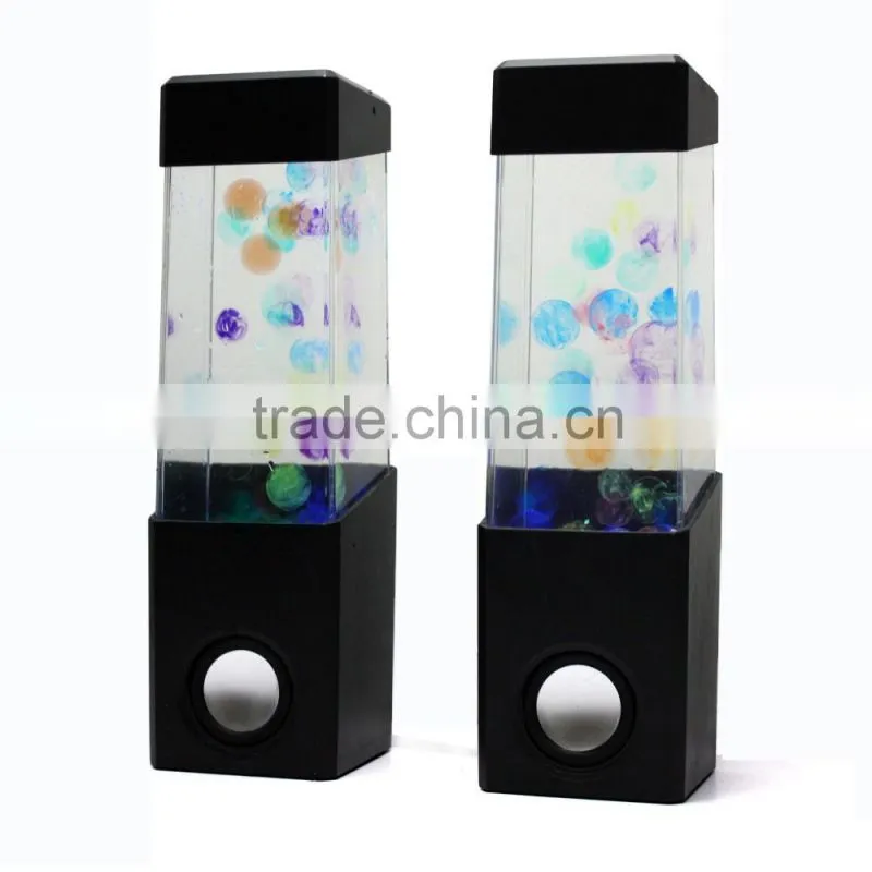 F-1218M Mini Marble Dancing Water Subwoofer Speaker with Music Beats and color changing