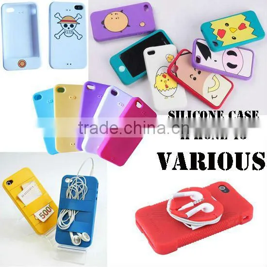 Durable & easy clean silicone mobile phone covers