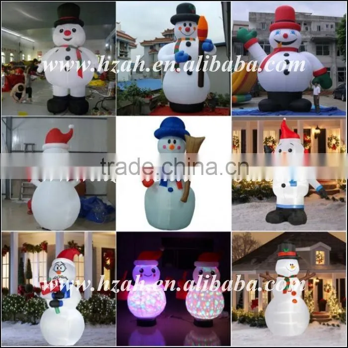 Christmas Decoration Inflatable White Bear with Led Light