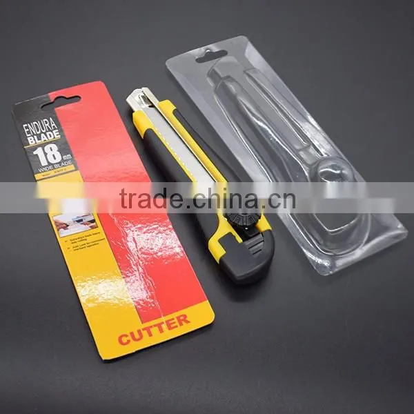 professional metal handle safe and cute utility knife