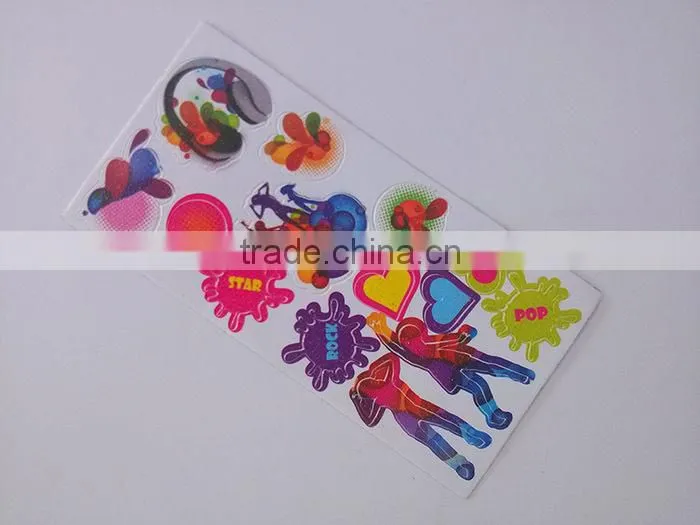 Custom die-cut removable pvc free material wall stickers
