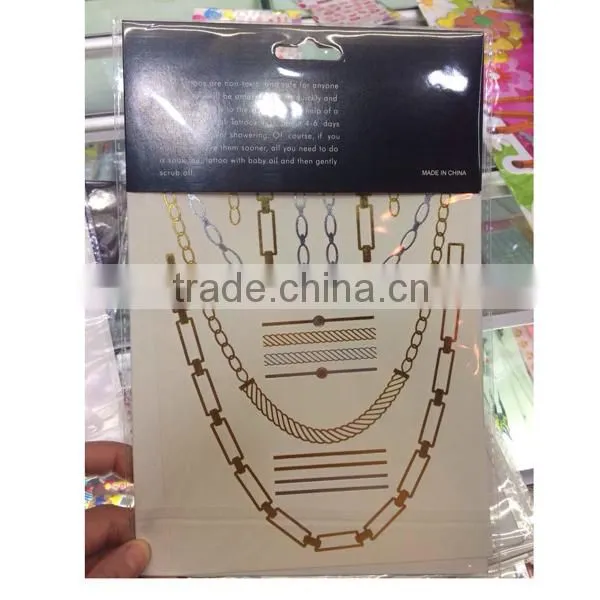 Metallic non-toxic Flash tattoo