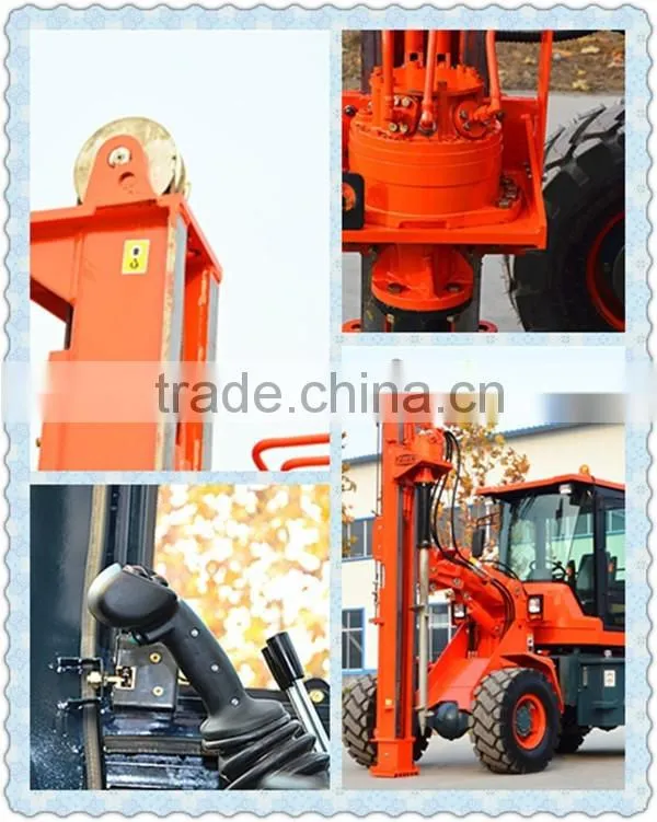 High Quality loader spiral pile driver PD2000