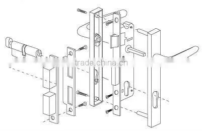 zinc alloy door lock