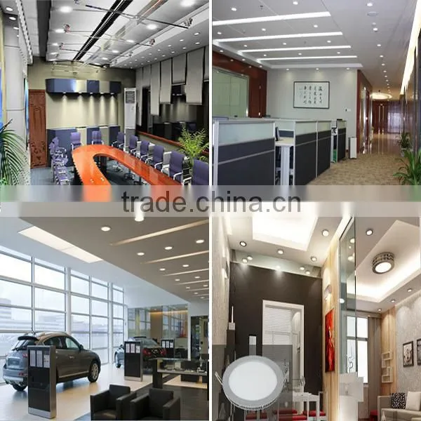 super slim 160mm cut out 12w LED Round Panel Light office with PC fireprof material for innovative lighting