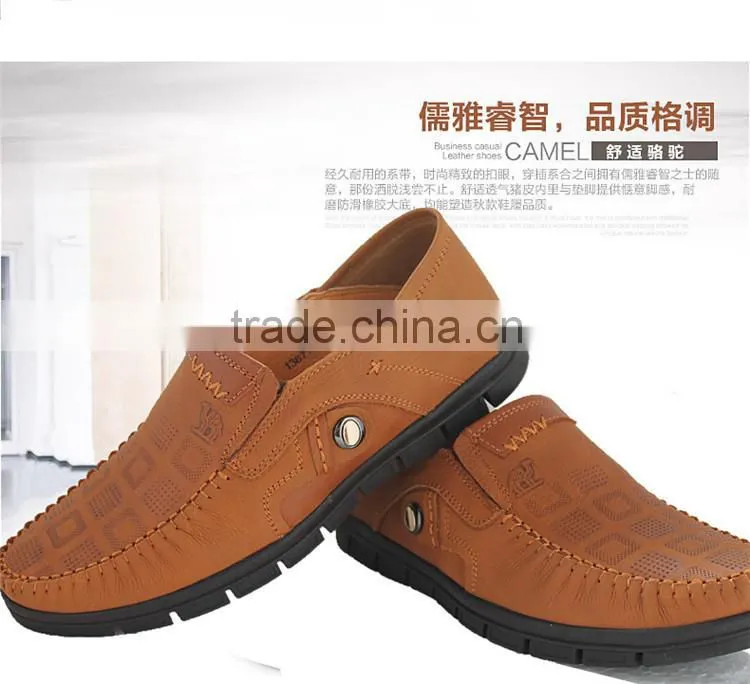 fashion casual man leather shoe