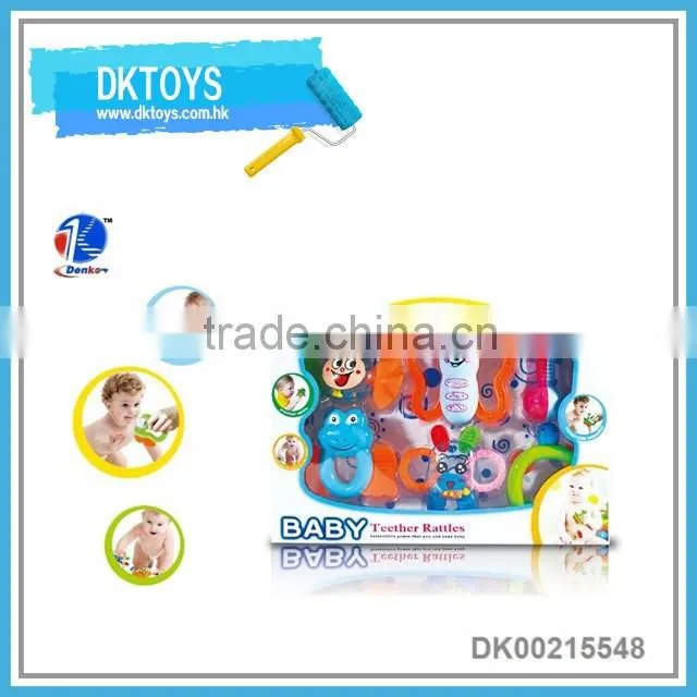 COLORFUL BABY RATTLE 6 PCS