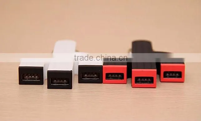 cactus shape usb charger 5v 4a three usb port universal mini car charger for mobile phone