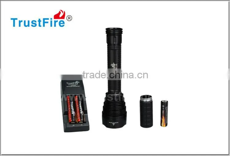Trustfire J18 led flashlight 7' led torch light 8000 lumens LED tactical light source power style flashlight with holster