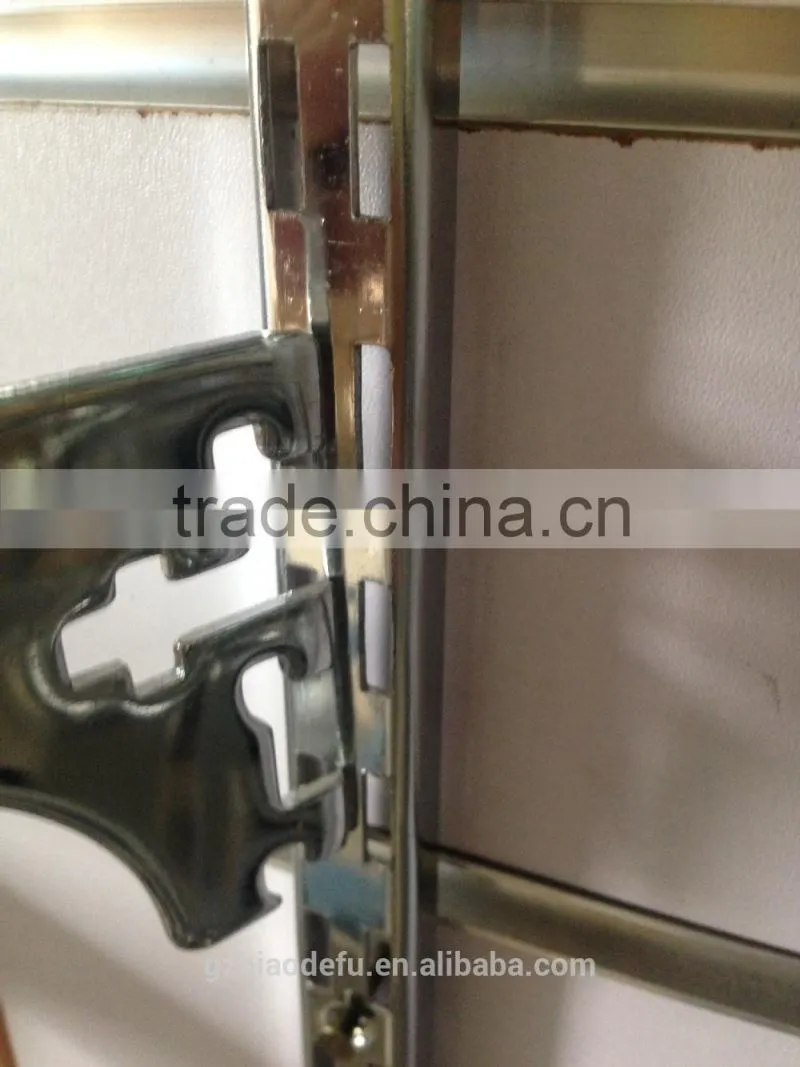 Single slot metal shelf support for 15*30 square tube
