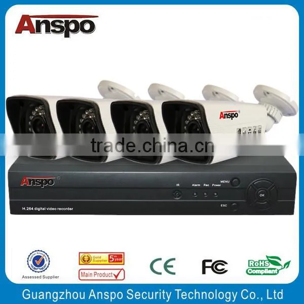Guangzhou factory!! Best quality promotional gift 4ch ahd 720p dvr 1080p camera kit