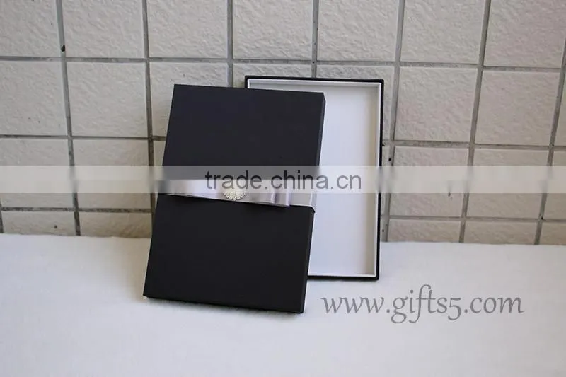 High quality Black wedding gift boxes for invitation cards