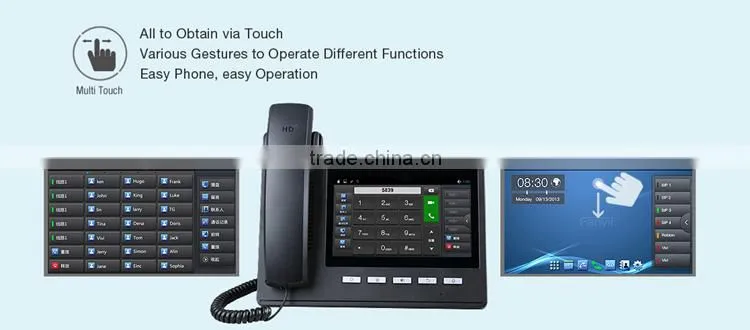Color Display Android 4.2 Smart IP Phone Video Phone