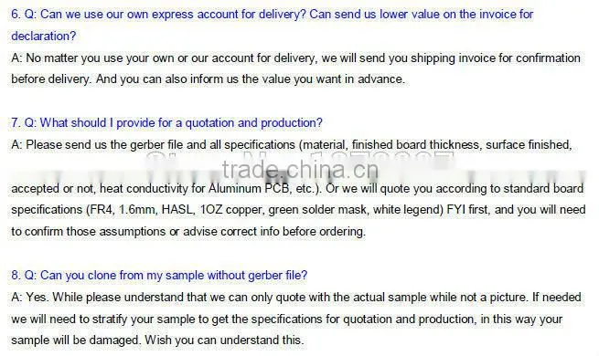 high quality keyboard keypads pcb board