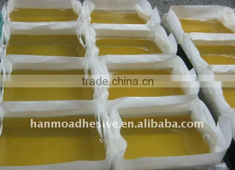 Elastic hot melt adhesive for baby diaper