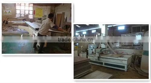 Luxury solid wood painted door entry door bedroom door white color