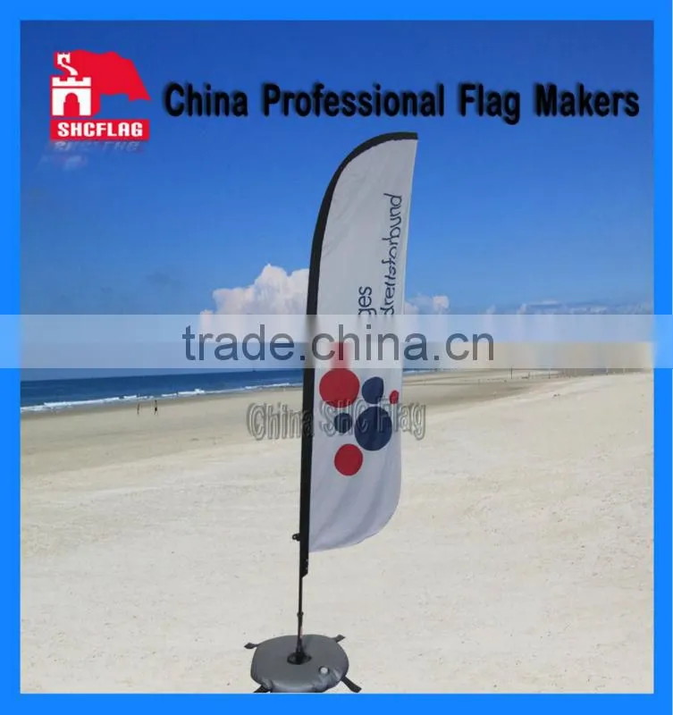 NO MOQ custom promotional cheap outdoor flags flexible pole