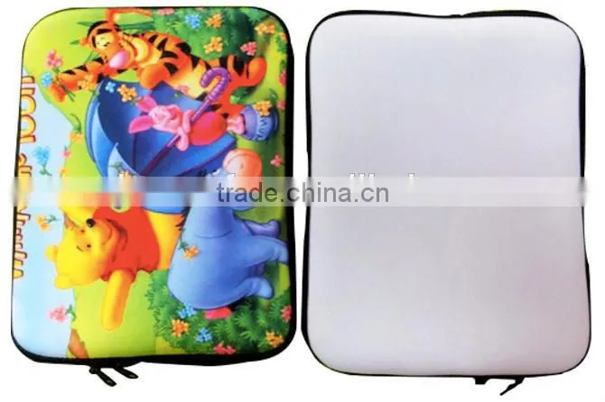 Sublimation heat transfer printing neoprene sublimation bag for iPad