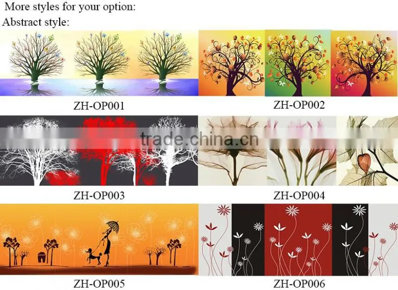 dropshipping abstract oil painting with canvas printing of home decor to room