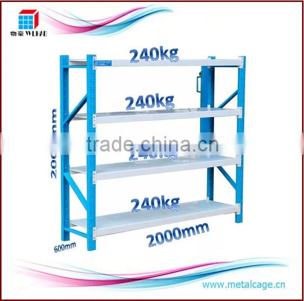 Trade assurance Durable Steel Warehouse storage Racking, warehouse shelf racking, shelves middle duty rack for sale