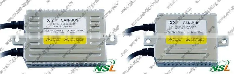 9~16V 35W/55W HID CANBUS X-series ballast 23kv xenon kit