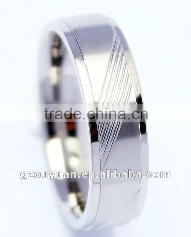 201 Promotional Classic Titanium Ring, Cheap Titanium Jewelry