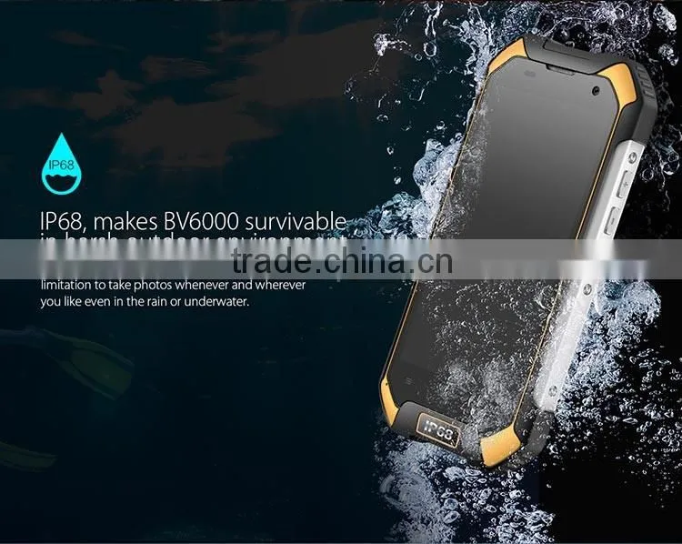 Blackview BV6000 4G NFC Waterproof Shockproof Smartphone Android 6.0 MT6755 Octa Core 3GB + 32GB 13MP 4.7" 4200mAh OTG Cellphone