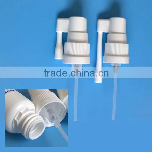 20ml Wide Cylinder Shape Pharmaceitical HDPE Nonrefillable Throat Spray Bottle