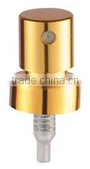 2015 Hot-sale Quality Bright Gold Perfume Pump for cosmetics/ Crimp pump for cosmetic