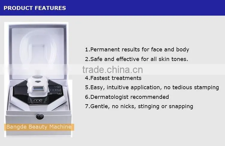 Beauty Body laser hair removal device with Potable IPL,RF hair removing device for home use