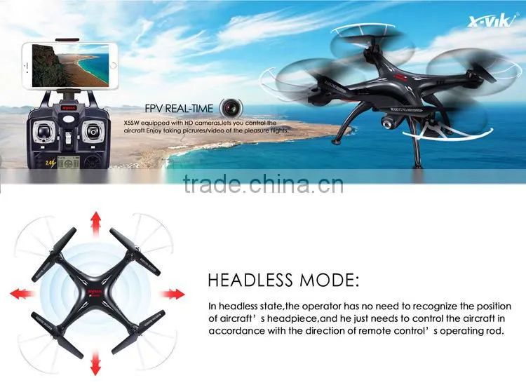 syma X5SW quadcopter with wifi real-time video transmission drone quadcopter
