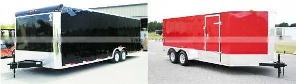 Titan Dry Cargos Transport Box Semi Trailer, Van Type Semi Trailer for Sale
