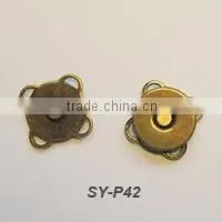 Luggage sets metal buckles bag material fitting magnet