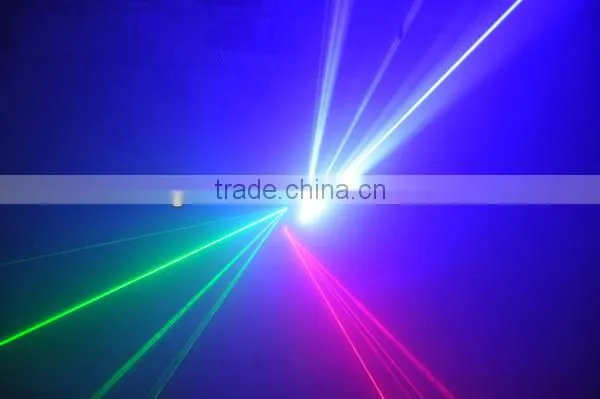 Beam three tunnel RGB full color laser stage lighting