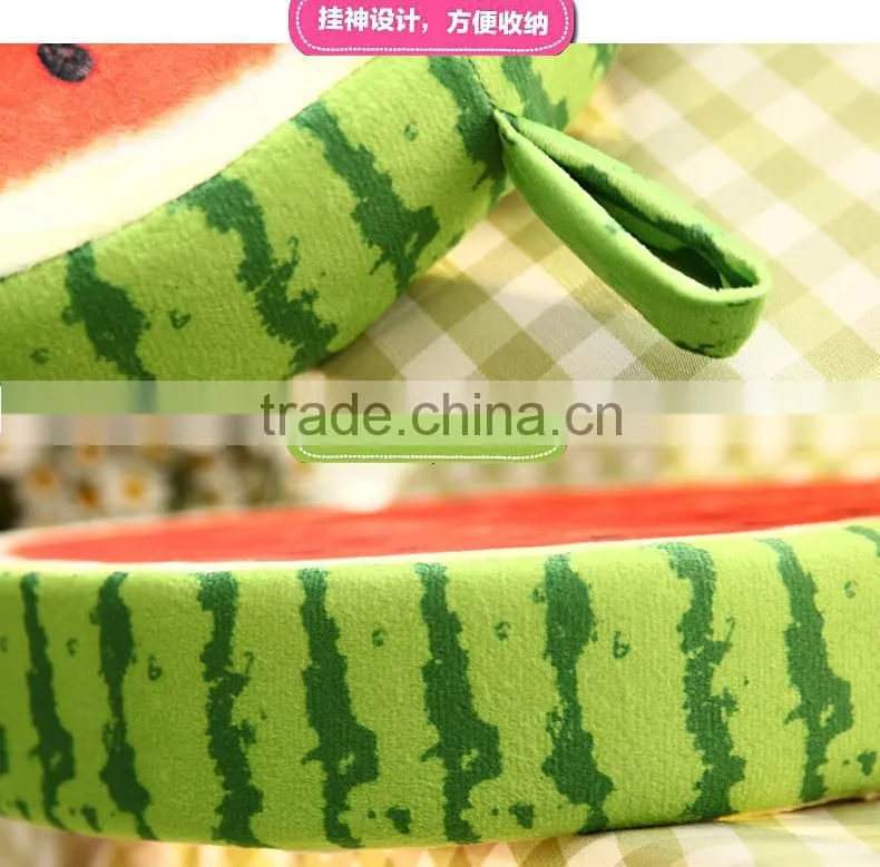 Creative 3D fruit cushion for leaning on decorative throw pillow ,plush toys