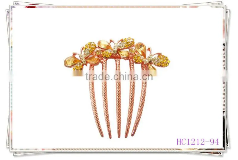 High quality hair comb,hair accessories metal combs,hair comb for girls