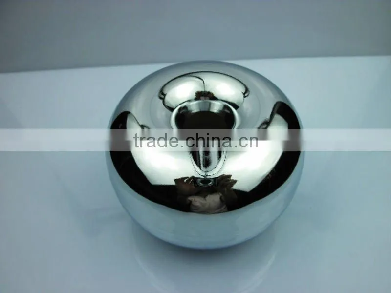 Apple shape metal round ashtray