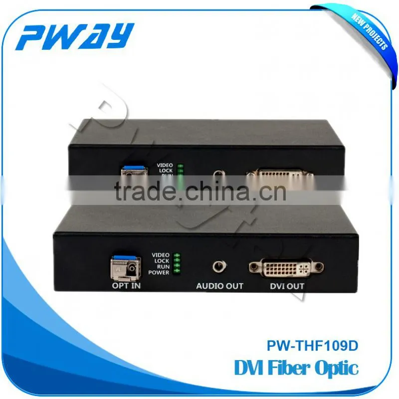 1080P 1310nm/1550nm factory fiber optic dvi transmitter receiver up to 10km
