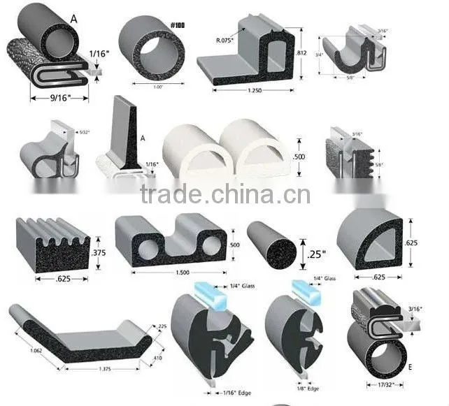 EPDM auto door and window seal strip