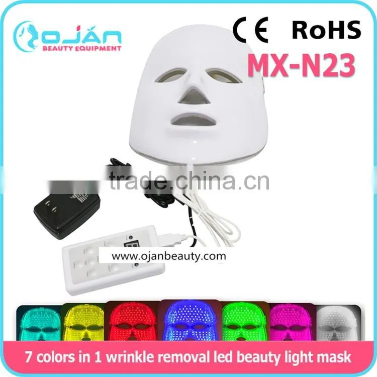 7 color Led Light Pdt Skin Rejuvenation Facial Mask