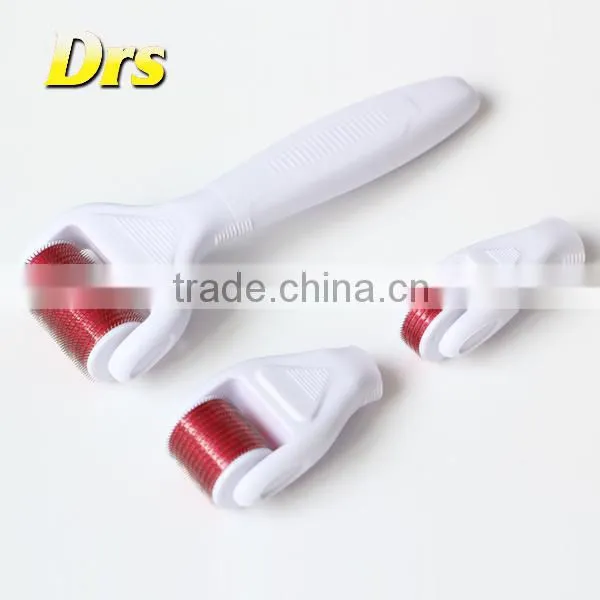 Original 4 in 1 dermaroller with 1.0mm needle for face and body care