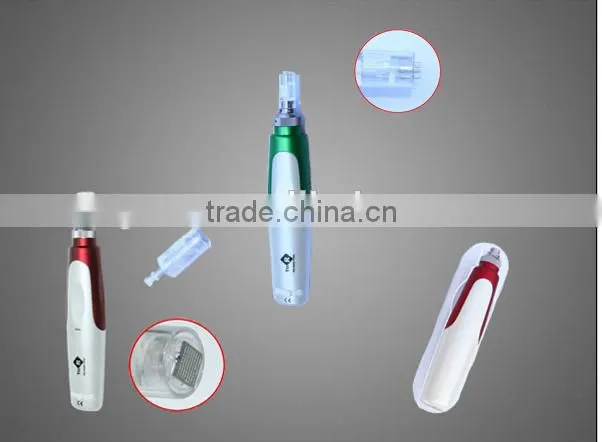 factory wholesale micro needle derma pen/electric derma pen beauty device used as anti-aging pen