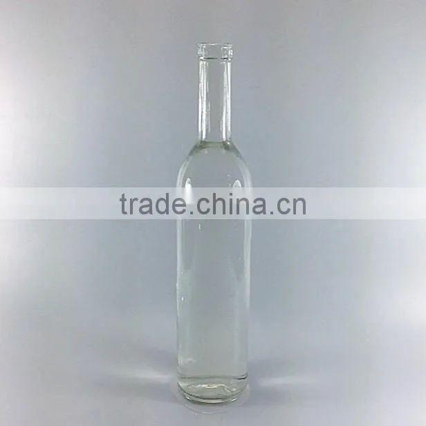 750ml clear glass Bordeaux bottle